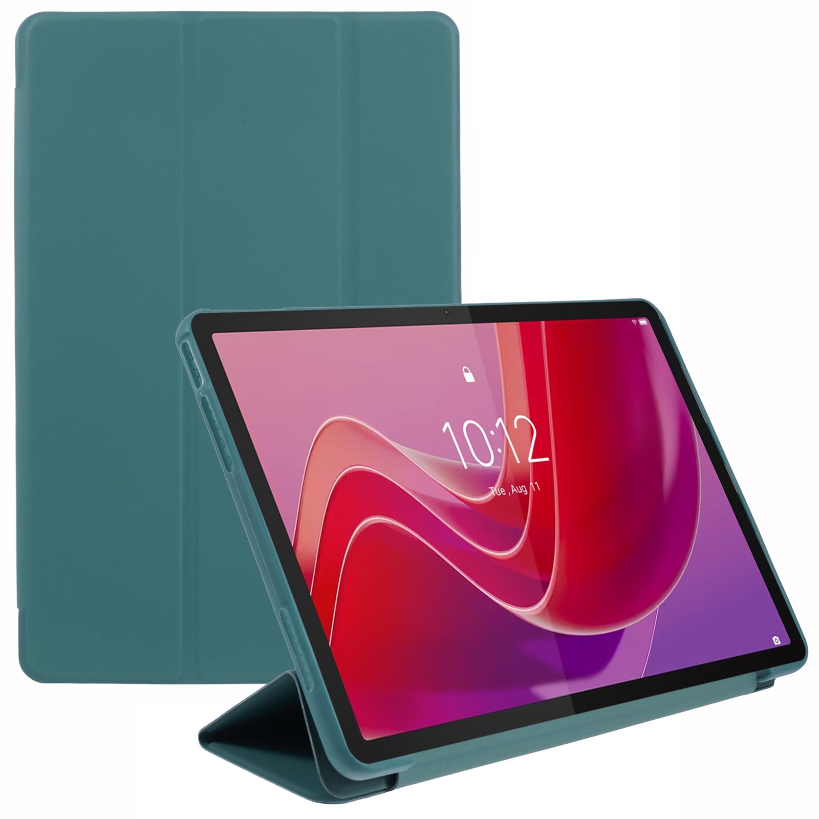 For Lenovo Tab M11 / Xiaoxin Pad 11 2024 Case Leather+Silicone Tri-fold Stand Shell Tablet Cover For Lenovo Tab M11 / Xiaoxin Pad 11 2024 Case Leather+Silicone Tri-fold Stand Shell Tablet Cover